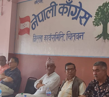 भरतपुरमा स्वतन्त्र उम्मेदवारी घोषणा गर्ने कांग्रेस कार्यकर्ताको कार्यक्रम स्थगित